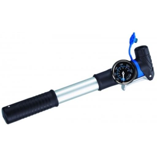 Beto CAH-033AG - Two-Way Alloy Mini Pump with Gauge