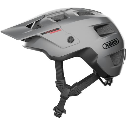 ABUS MoDrop MTB Helmet in Ti Silver